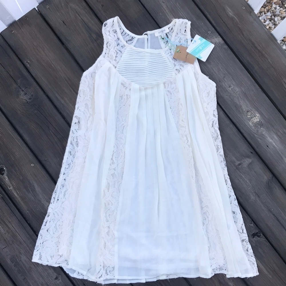 Nwt Umgee Beautiful Ivory Dress Size Med